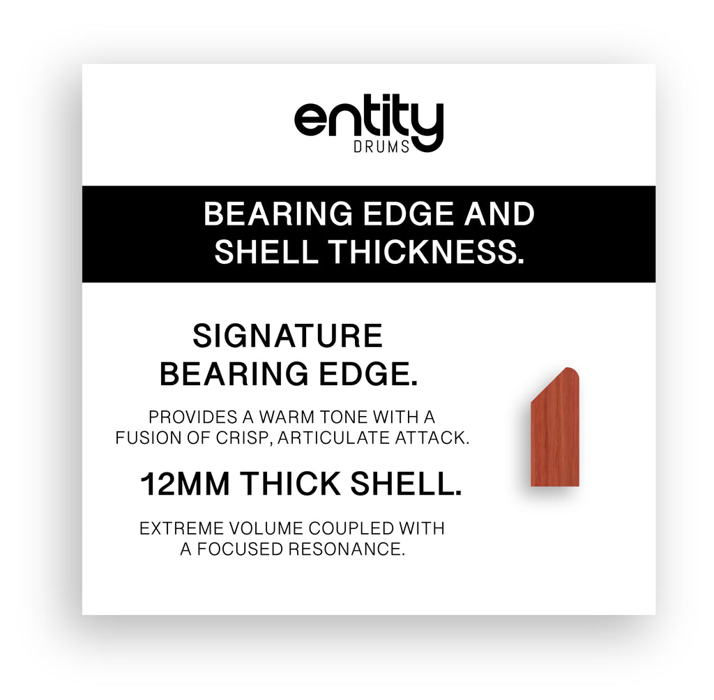 EXTREME CUSTOM BLACK JARRAH BLOCK SNARE DRUM