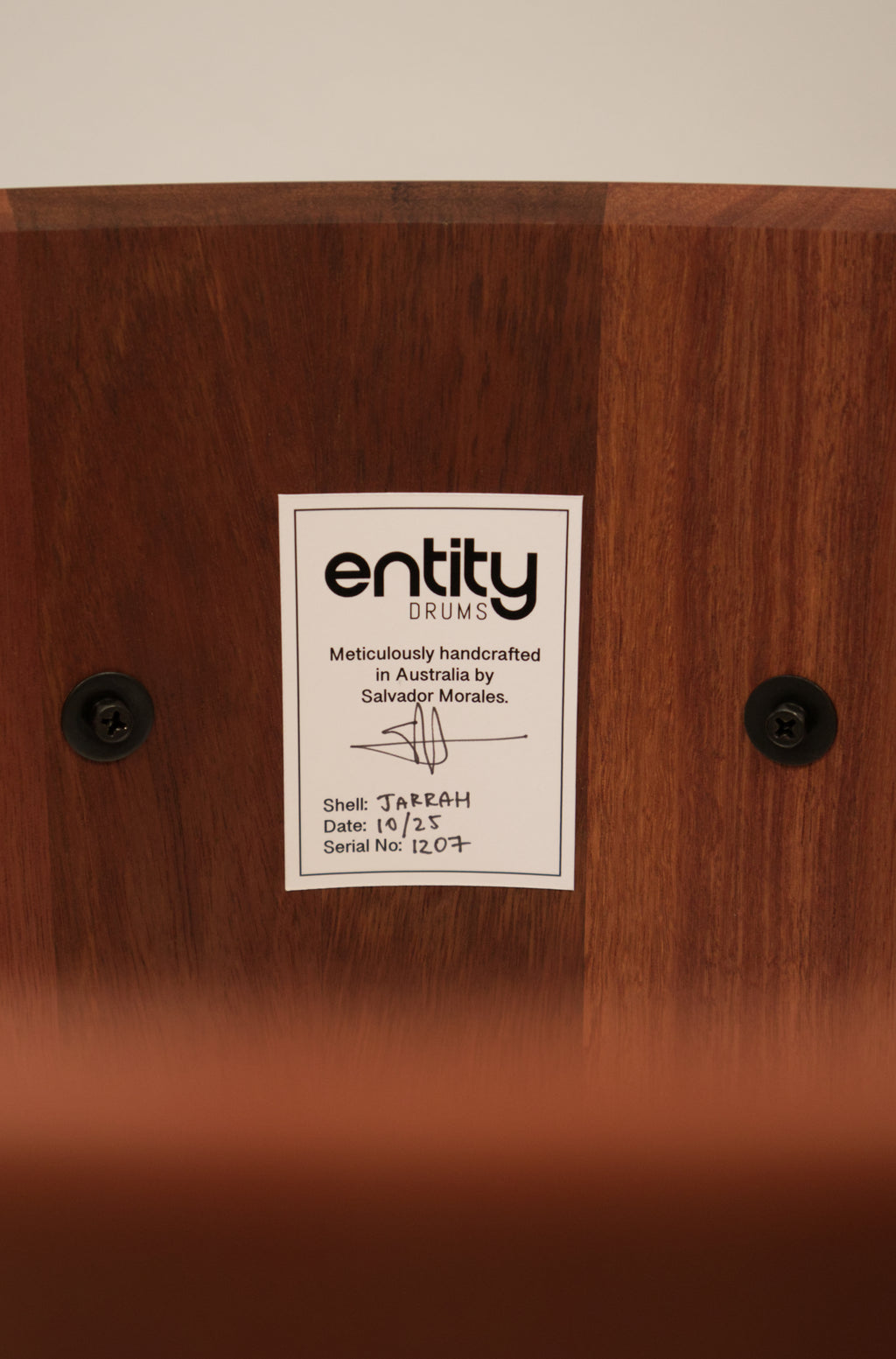 7 X 13" JARRAH BLOCK SNARE DRUM