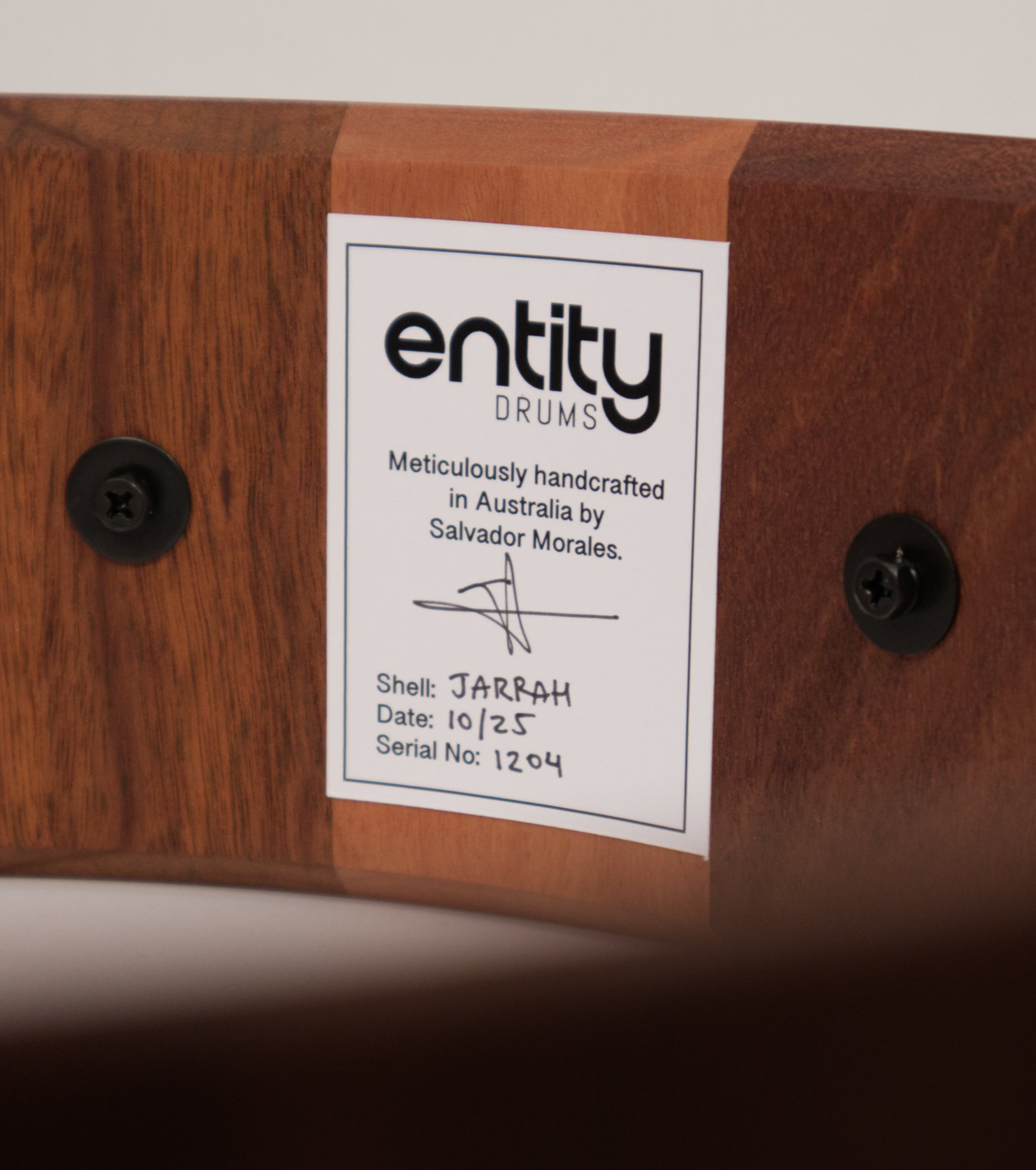 4 X 14" JARRAH BLOCK SNARE DRUM