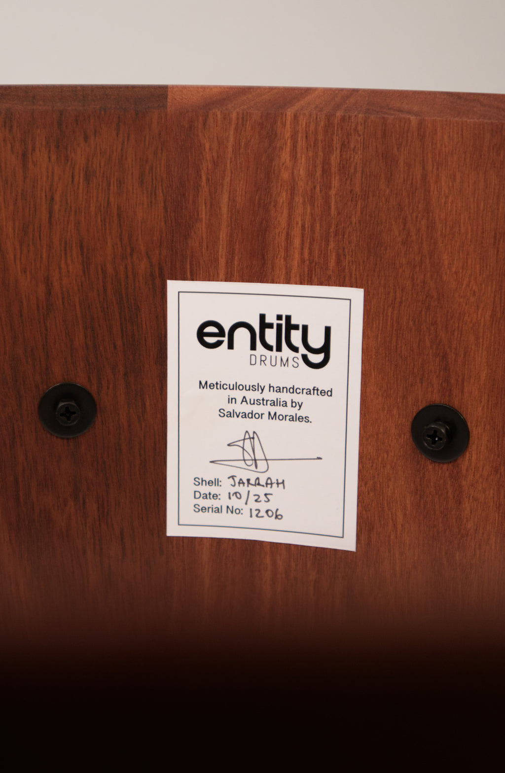 7 X 14" JARRAH BLOCK SNARE DRUM