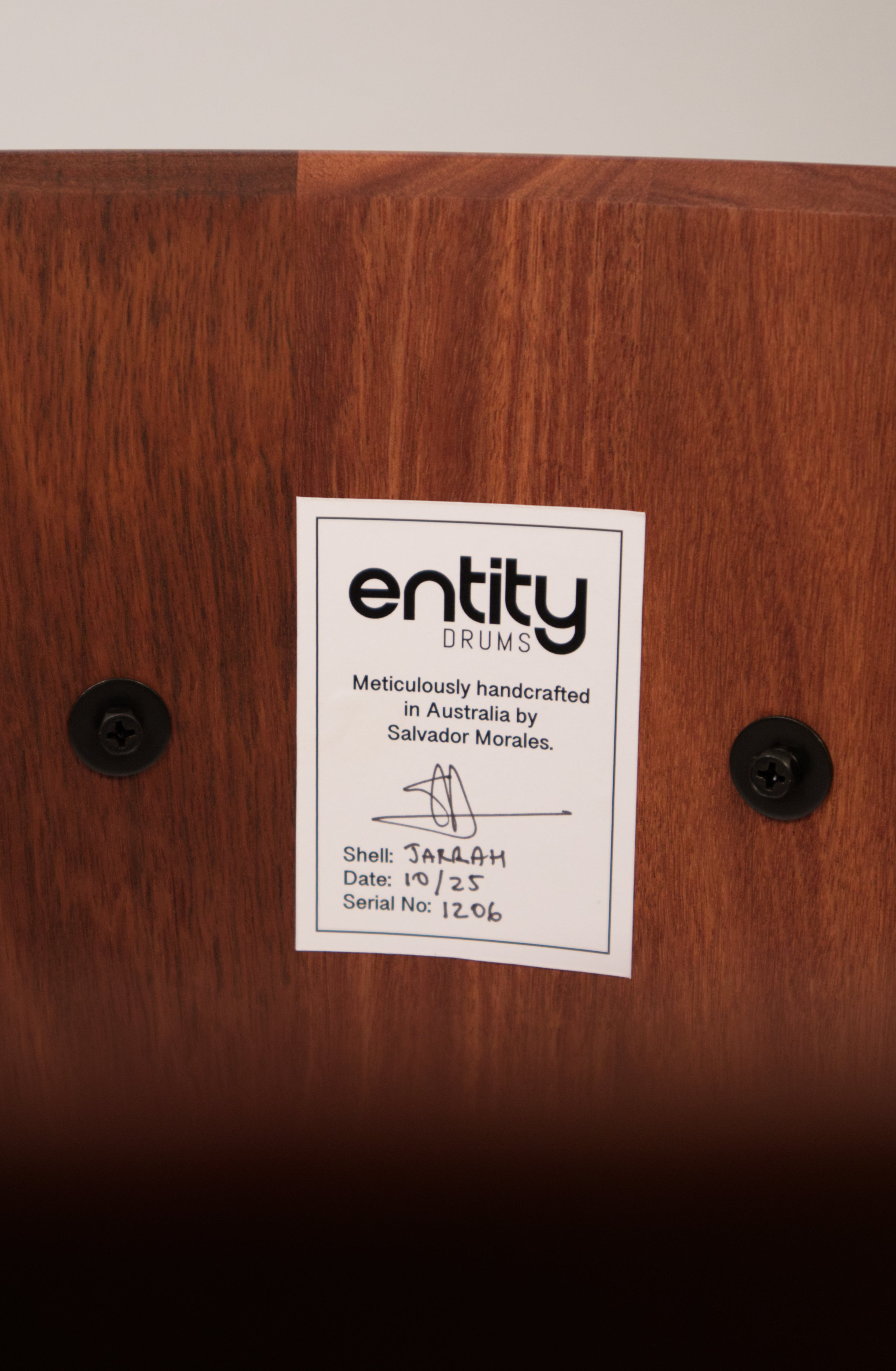 7 X 14" JARRAH BLOCK SNARE DRUM