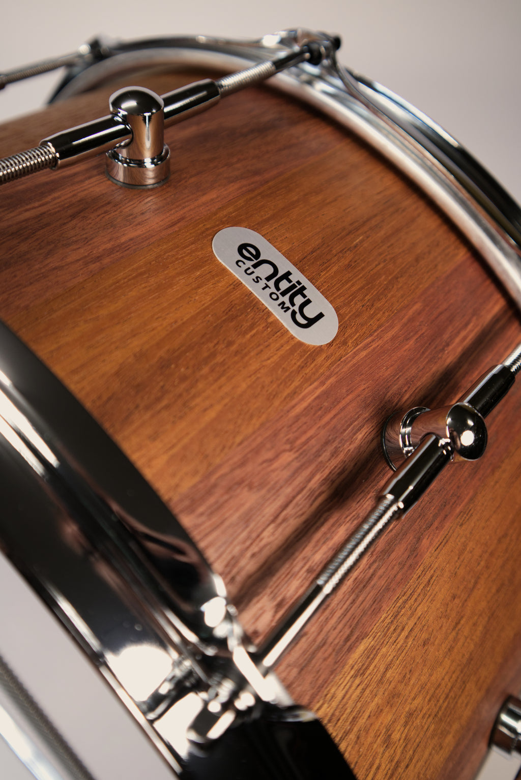 CUSTOM MAHOGANY & JARRAH BLOCK SNARE DRUM